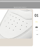 High Quality Men Sneakers Elevator Shoes for Men Fashion Casual Shoes Comfortable Leather Sports Shoes Height Increase 6/8/10cm