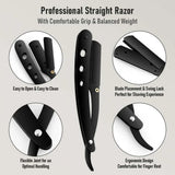 NEW Manual Shaver for Men Barbershop Razor Stainless Steel Shank Is Easy To Use Safety Razor Shaving Razor with Blades