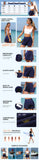 Anfilia 3" Women High Waisted Swim Board Shorts UPF 50+ Quick Dry Swim Trunks with Liner