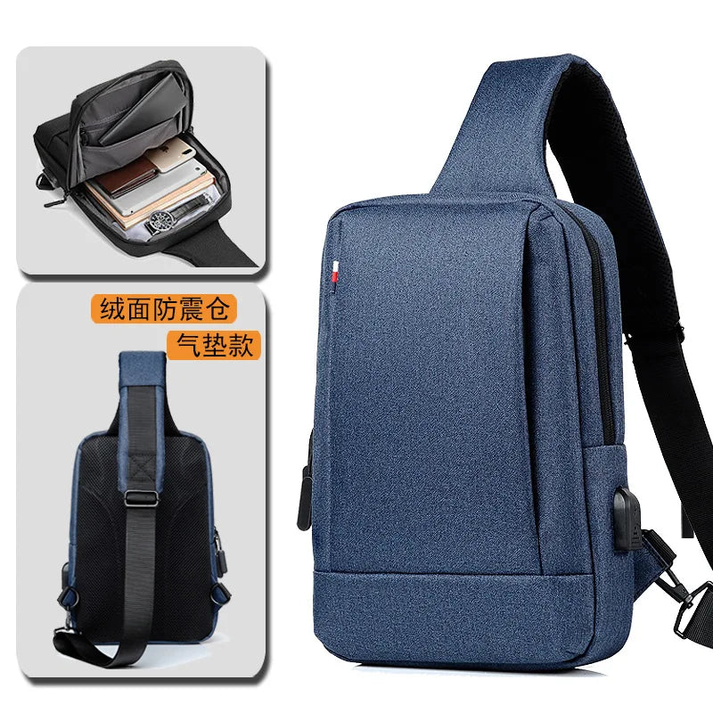 Canvas Messenger Bag Sling Bag Crossbody Shoulder Bag for Men Women Travel Work Satchel Bags