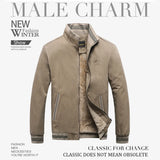 2025 Autumn Men Jackets 100% Cotton Chaqueta Casual Solid Fashion Vintage Warm Vestes Coats High Quality M-5XL Winter Jacket Men