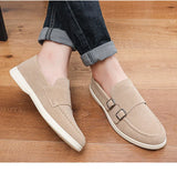 Fashion Men's Casual Shoes Suede Leather Men Classic British Style Tassels Loafers Moccasins Mens Outdoor Driving Flats