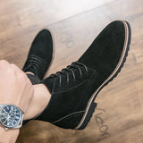 Pointed Toe Chelsea Boots Leather Men Winter Boots Winter Shoes for Men 2025 Male Boots Mens Ankle Shoes Zapatillas Male Hombre