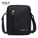 GOLF Mini Shoulder Bag Man Crossbody for Men Black Cross Bag Casual Slim Oxford Small Cell Phone Sling Messeng Bag Lightweight