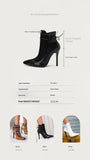 Large Size 34-48 Suede Leather Patchwork Women's Leather Boots Sexy Leopard Print Lace Fashionable Personalized Women's Boots