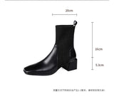 2026 Autumn Winter New Ankle Socks Shoes Women Fashion Large Size 43 Knitted Short Boots Women Slip on High Heels Botas De Mujer