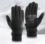 Men Women Winter Polar Fleece Silica Gel Non Slip Touch Screen Driving Mitten Plus Velvet Thick Warm Sport Cycling Glove F22