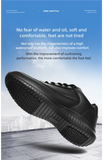 Chef shoes four season light non-slip oil-proof waterproof plus size men's kitchen work shoes fashion casual garden men's shoes