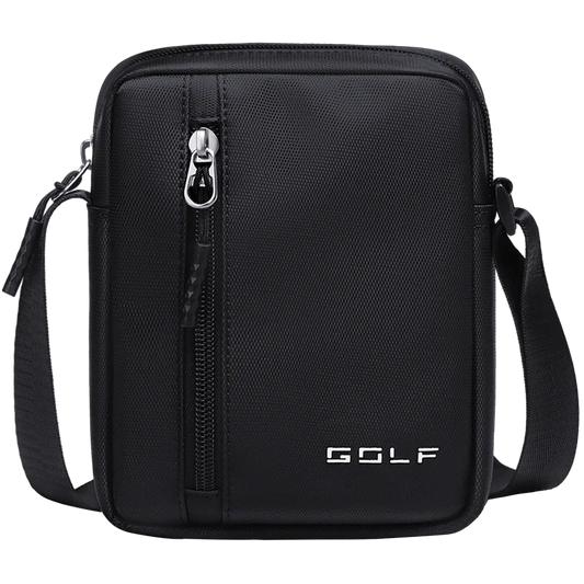 GOLF Mini Shoulder Bag Man Crossbody for Men Black Cross Bag Casual Slim Oxford Small Cell Phone Sling Messeng Bag Lightweight