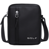 GOLF Mini Shoulder Bag Man Crossbody for Men Black Cross Bag Casual Slim Oxford Small Cell Phone Sling Messeng Bag Lightweight