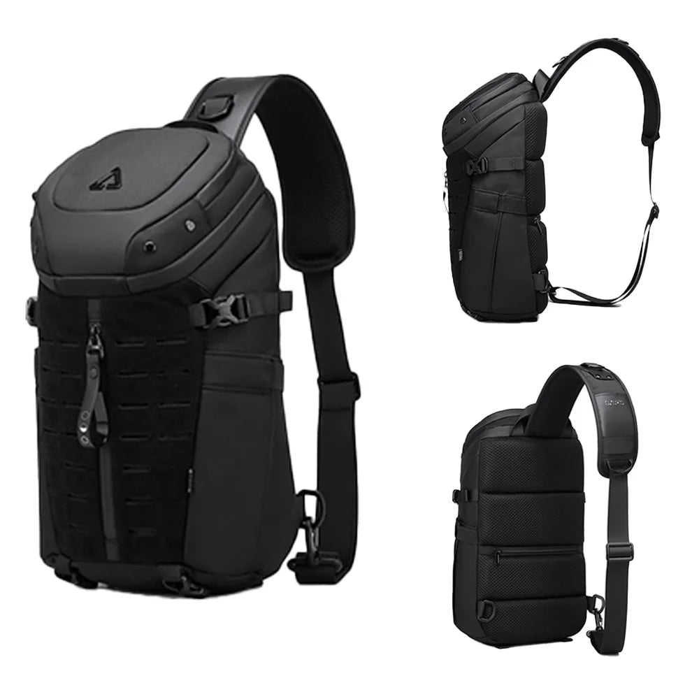 Ozuko Chest Bag Cross Bag Men Waterproof USB Man Crossbody Bag Anti-Theft Short Travel Messenger Sling Fashion Designer