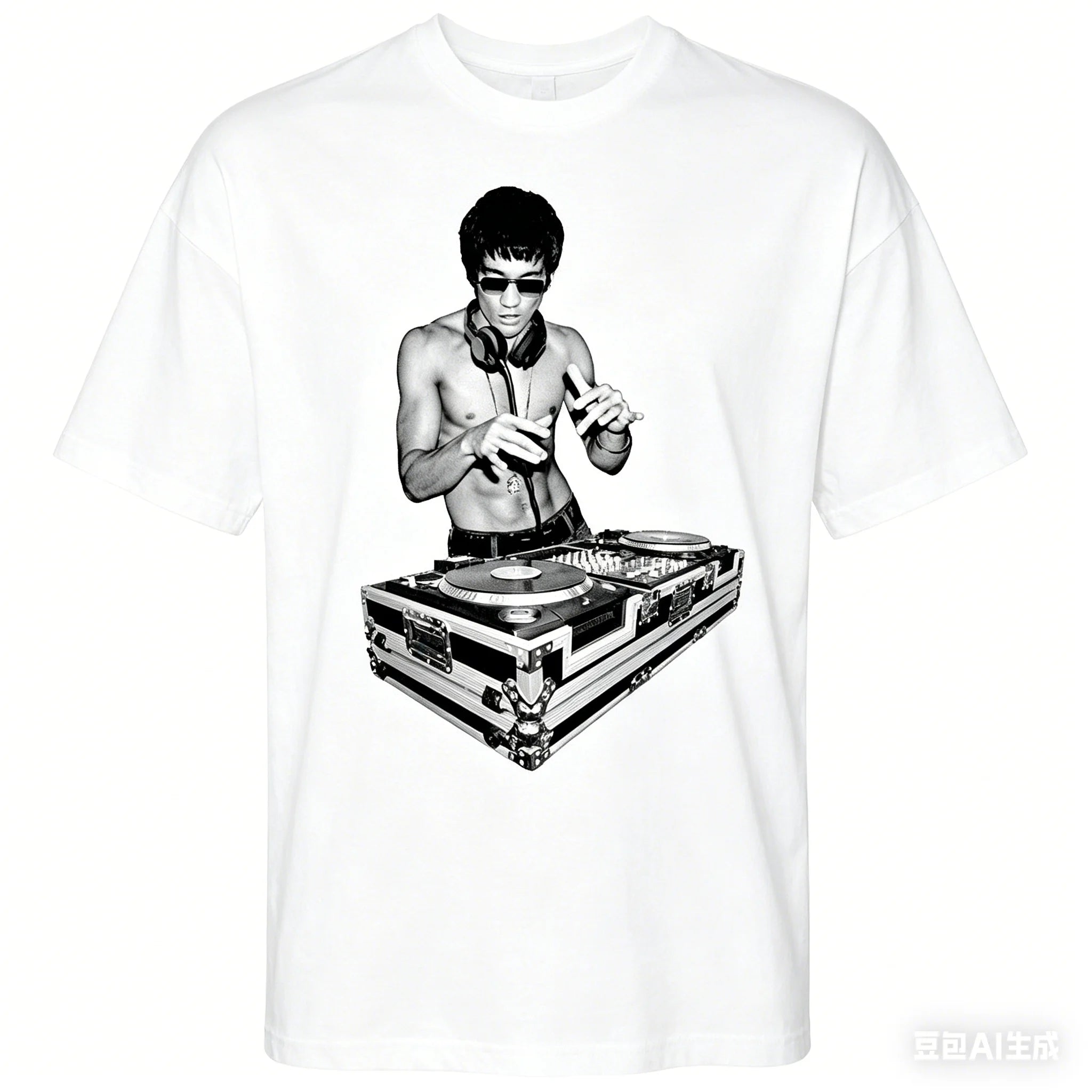 DJ Lee Inspired by Bruce T-shirt Funny Tony Stark Kung Fu Movie Fan Gift T-shirt