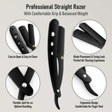 NEW Manual Shaver for Men Barbershop Razor Stainless Steel Shank Is Easy To Use Safety Razor Shaving Razor with Blades