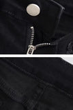 Black Denim Shorts for Women New European Style Trendy Summer Mini Shorts Female Sexy Sheath Night Club Slim Ultrashort Jeans
