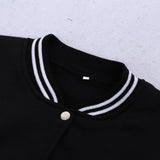 Polk High Number 33 Prints Unisex Jackets Classic Pocket Sportswear Street Fashion Menswear Loose Autumn Baseball Uniform Mens