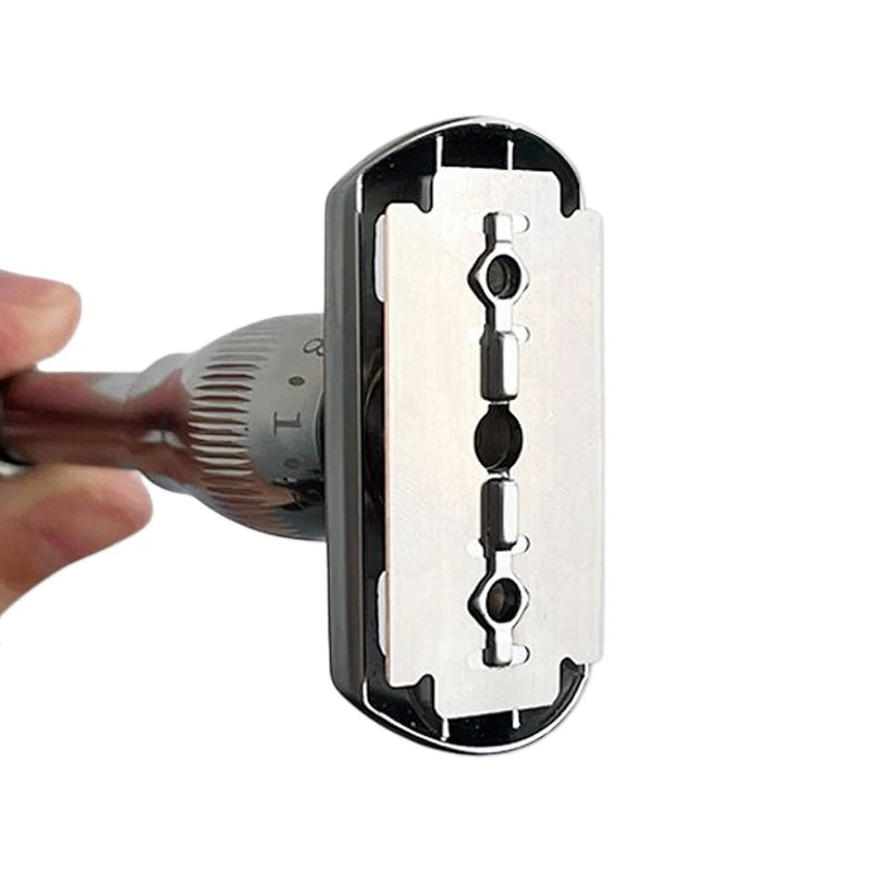 Whityle 19T High-Quality Unique Design Safety Shaver 1-8 Adjustable Sharpness Double-Edged Blade Shaving Razor for Male & Female