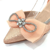 Latest Women's Luxury Diamond Crystal High Heels New Fashion Sandals Party High Heels Elegant Italian Women's Shoes