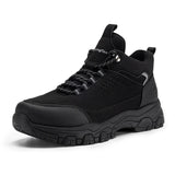 Men's Mid-Height Hiking Boots, All-Terrain Non-Slip Outdoor Trekking Camping Shoes, Comfortable Men's Sneakers for Outdoor Activities