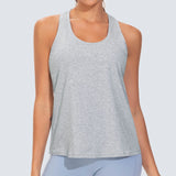 THE GYM PEOPLE Women's Racerback Workout Tanks Tops Sleeveless Running Athletic Yoga Shirts