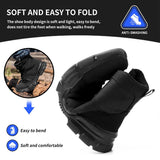 Lightweight Indestructible Steel Toe Safety Work Shoes Puncture Resistant Non Slip Tactical Work Sneakers for Men Women