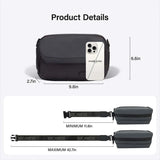 Men Women Shoulder Bag Design Plaid Messenger Bag Crossbody Bag Casual Zipper Small Square Sling Bag Waterproof