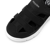 FitVille Summer Men's Wide Width Casual Diabetic Sandals, Lightweight Open Toe Sandals Built-in Arch Support, Effective Foot Pain Relief for Plantar Fasciitis, for Wide & Swollen Feet