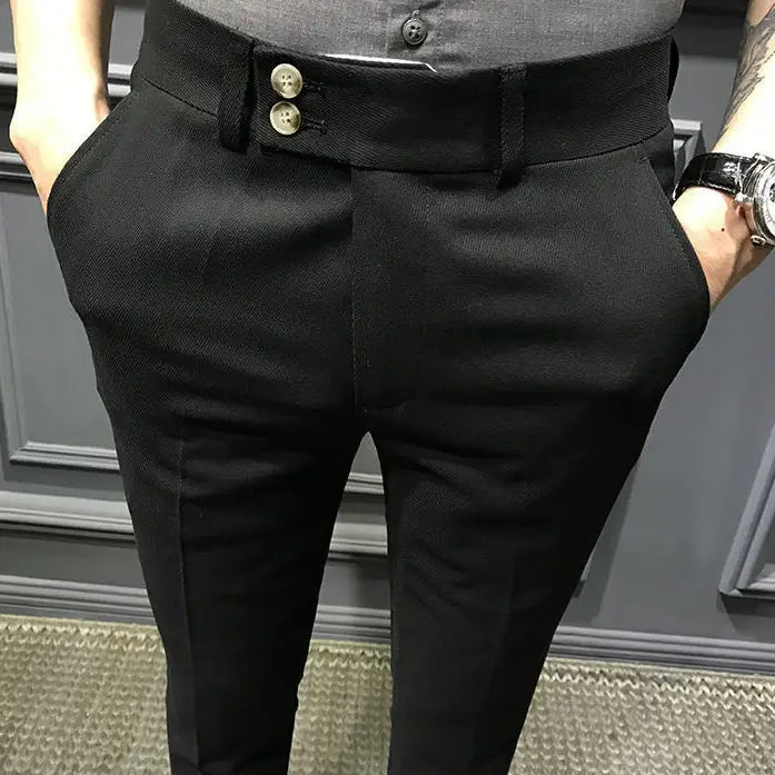2026New Spring Autumn Fashion Men's Business Trousers Male Casual Straight Pants S31 Men Dress Pants