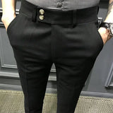 2026New Spring Autumn Fashion Men's Business Trousers Male Casual Straight Pants S31 Men Dress Pants