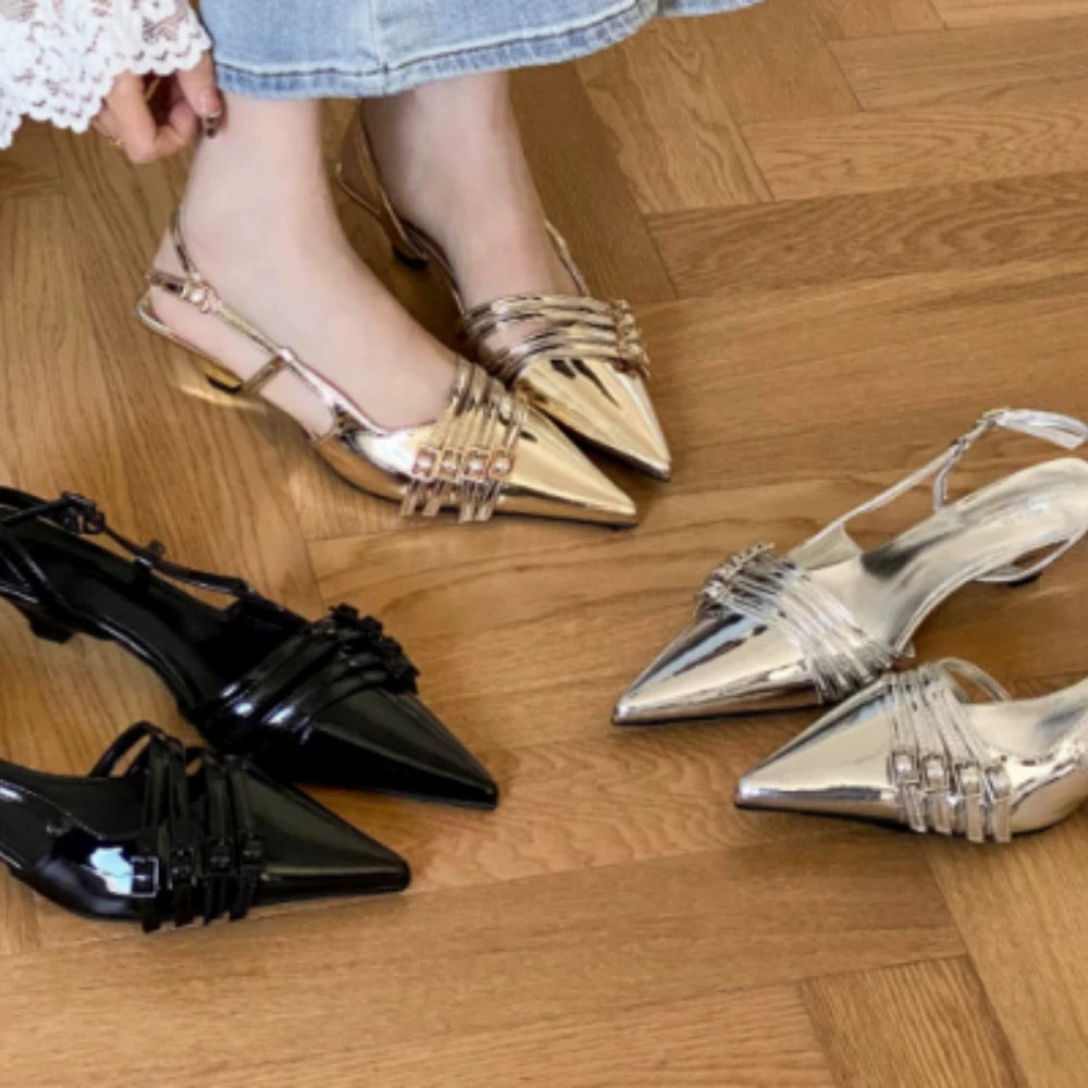 Genuine Leather High Heel Sandals Fabric Embroidery White Sandals Women 2025 Sexy Wedding Shoes Party Single Shoes
