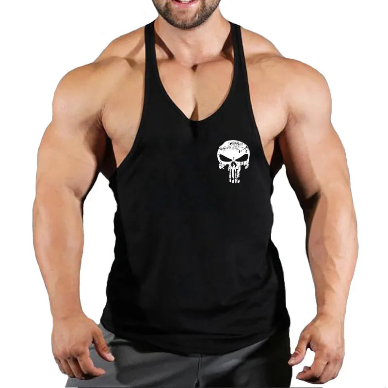 Men's Clothing Gym Vest Vests Bodybuilding Man Top for Fitness Stringer Sleeveless Sweatshirt T-shirts Suspenders Man Clothes