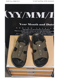 Brand Classic Mens Sandals Summer Genuine Leather Sandals Men Outdoor Casual Lightweight Sandal Fashion Men Sneakers