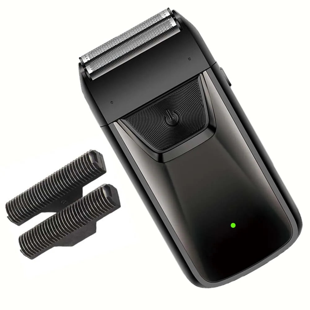 Professional Foil Electric Shaver for Men – Rechargeable, Waterproof, LED Display, Beard Trimmer, USB Charging, Portable Grooming Tool