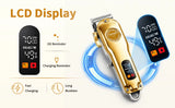 Grooming Kit for Men, Electric Hair Clipper, T-Blade Trimmer, Foil Shaver and Nose Trimmer, Rechargeable Cordless