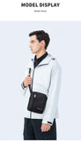 GOLF Mini Shoulder Bag Man Crossbody for Men Black Cross Bag Casual Slim Oxford Small Cell Phone Sling Messeng Bag Lightweight
