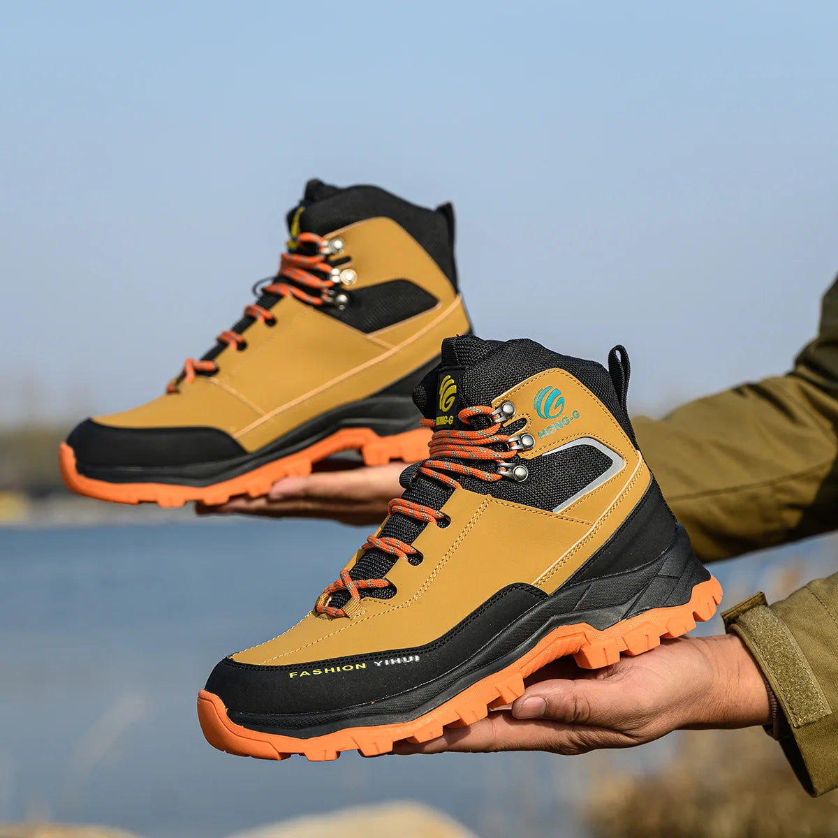 Fashion Best Quality Protective Work Safety Shoes For Men Breathable Shoes Anti-Puncture Steel Toe Cap Anti Puncture Work Boots