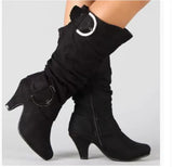 New Fashion Autumn Spring Winter Women Boots Retro Sexy The Knee Long Boots Thin High Heel Boots Platform Women Shoes Plus Size