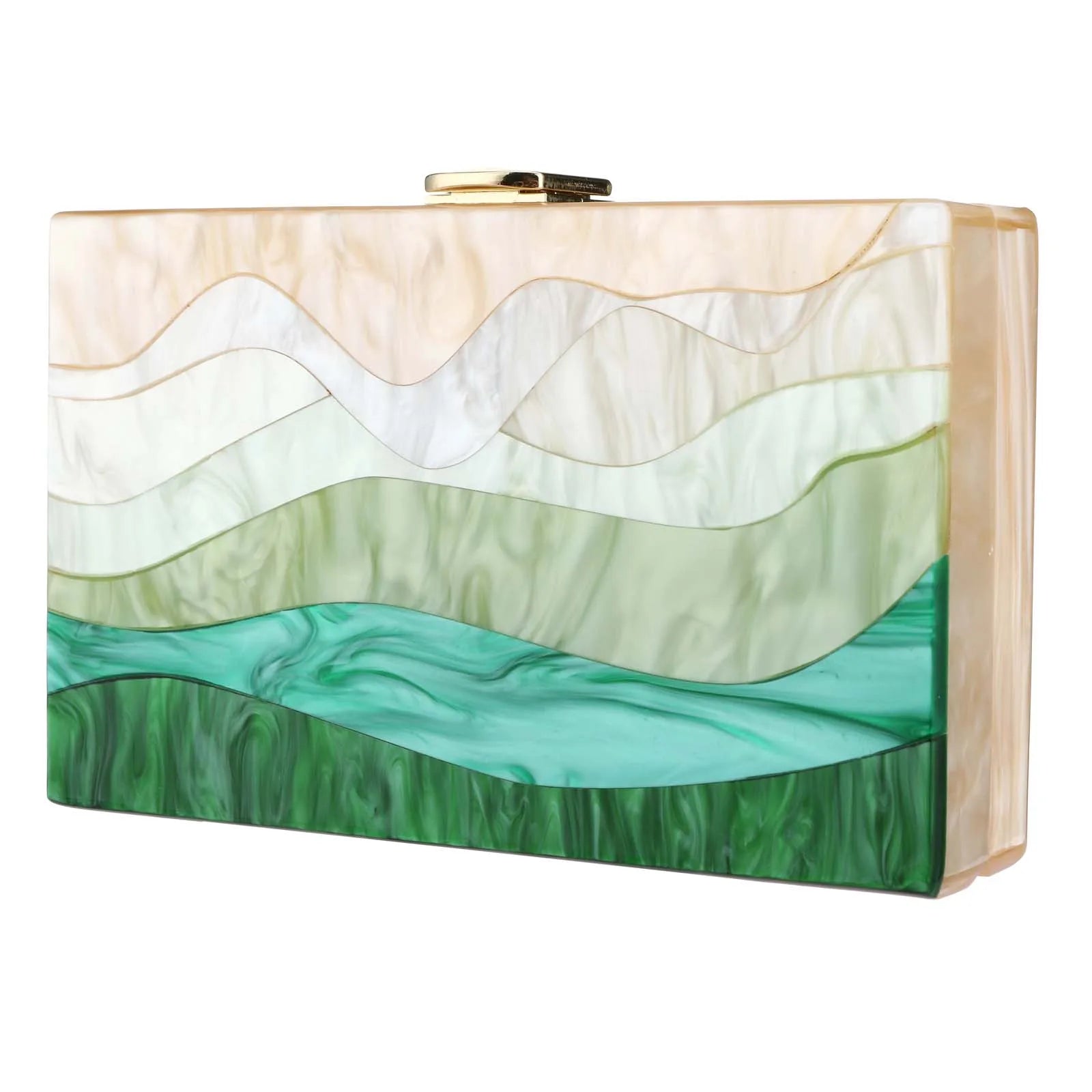 Acrylic Chain Handbag Box Clutch Evening Bags Luxury Wedding Women Dinner Dress Purses Ladies Chic Party Shoulder Crossbody Bags