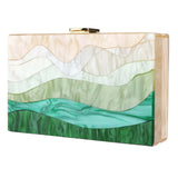 Acrylic Chain Handbag Box Clutch Evening Bags Luxury Wedding Women Dinner Dress Purses Ladies Chic Party Shoulder Crossbody Bags