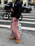 Men's Casual Retro Street Straight Leg Jeans with Pockets