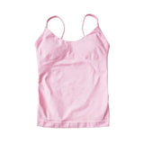 NCLAGEN Women's Pilates Tank Top Gym Clothes Yoga vest with built in bra Thin Strap Seamless Fitness Sportswear Workout Tops