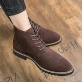 Pointed Toe Chelsea Boots Leather Men Winter Boots Winter Shoes for Men 2025 Male Boots Mens Ankle Shoes Zapatillas Male Hombre