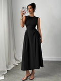 Black Red Contrast Off-Shoulder Mini Dress Bow Detail Bodycon Party Clubwear Women Fashion