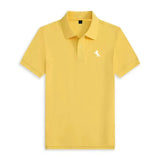 Men's 2026 boutique short sleeved polo shirt summer new fashion brand print versatile comfortable casual T-shirt breathable top