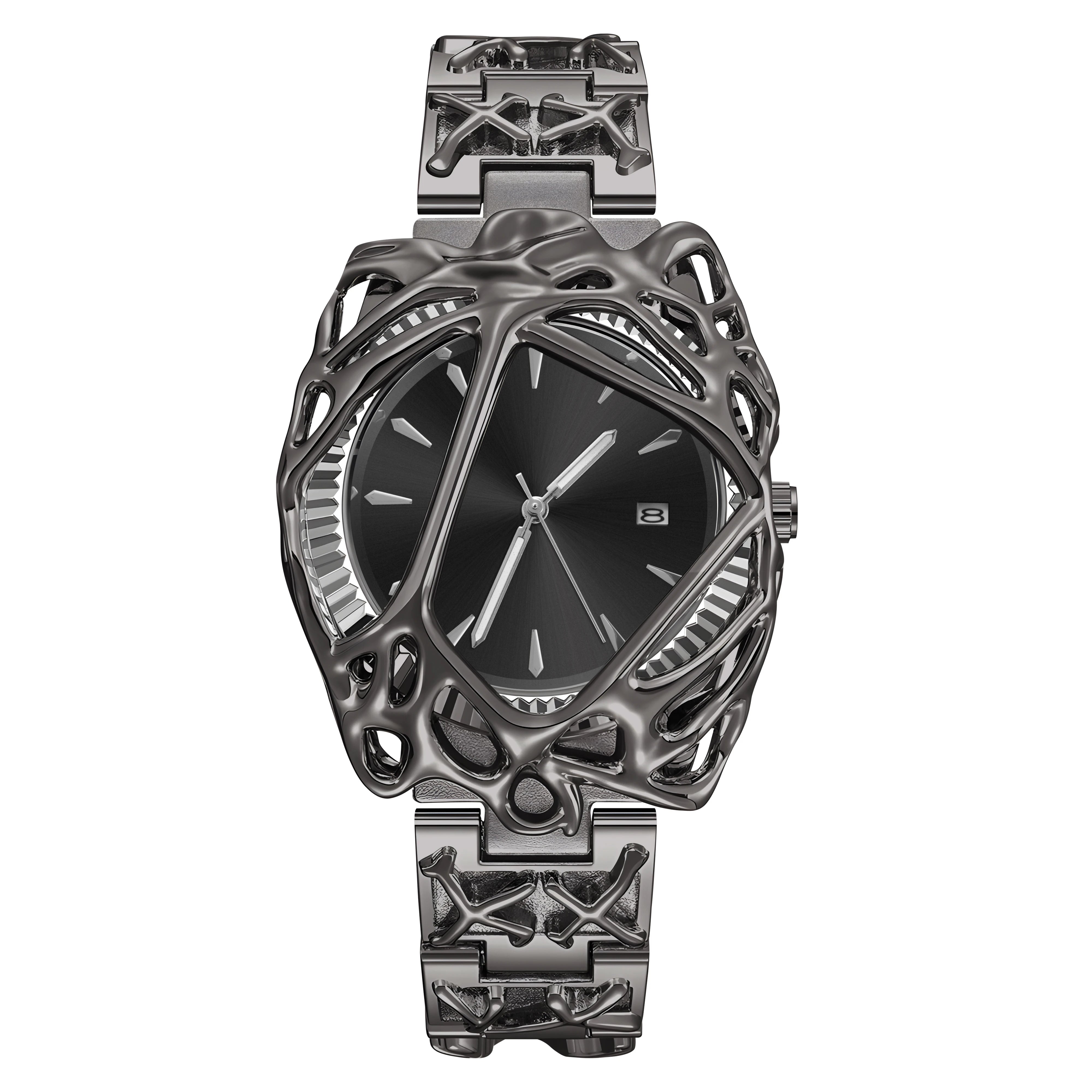 Stylish opposite Sex Vine Watch Alabaster Style Retro Y2K European American Watches Special-Shaped Advanced Ins Niche Watches