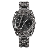 Stylish opposite Sex Vine Watch Alabaster Style Retro Y2K European American Watches Special-Shaped Advanced Ins Niche Watches