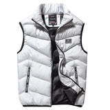 8XL 7XL Plus size vest men Brand Men Jacket Sleeveless Vests Winter Jackets man Casual Coats Men's Vest Cotton Thicken Waistcoat