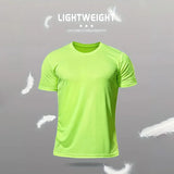 Fashionable men's summer electrocardiogram printed comfortable and breathable round neck T-shirt outdoor casual top