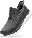 FitVille Men'S Extra Wide Hands-Free Slip-On Walking Sneakers, Lightweight Breathable Orthopedic Shoes With Arch Support, Foot Pain Relief For Swollen Feet