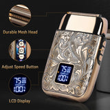 Ufree Electric Foil Shaver for Men 3-Speed Adjustable Bald Head Shaver Face Shaving Beard Trimmer with LCD Display
