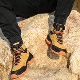 Fashion Best Quality Protective Work Safety Shoes For Men Breathable Shoes Anti-Puncture Steel Toe Cap Anti Puncture Work Boots